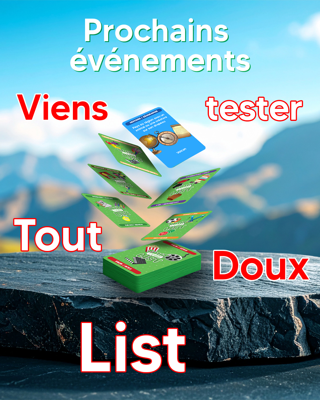 toutdouxlist_cultft-games_jeu-societe_ambiance_culture_general_prochains_evenements prochains événement. Viens tester Tout doux List